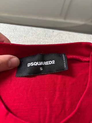 T-shirt DSQUARED2 ICON Vermelha Tamanho S
