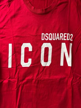 T-shirt DSQUARED2 ICON Vermelha Tamanho S