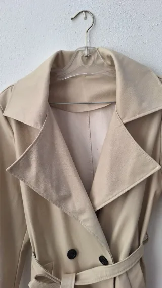 Gabardina Beige Mujer