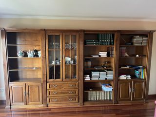 Mueble Salón Madera Maciza 4 Módulos