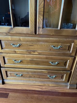 Mueble Salón Madera Maciza 4 Módulos