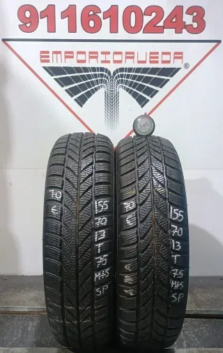 155 70 13 T MAXXIS RUEDA AL 90% VIDA UTIL INVIERNO