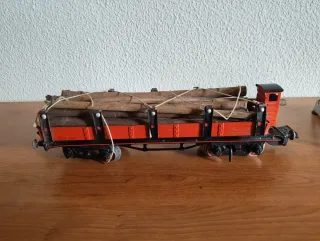 Vagón Porta-Troncos Payá Antiguo