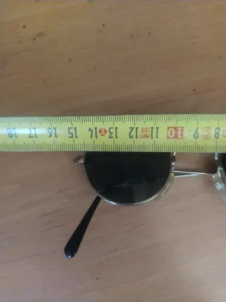 Gafas vintage años 80 marrones y plateadas