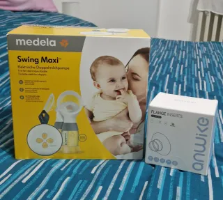 Tiralatte doppio Medela Swing Maxi + flange