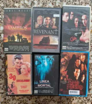 PELÍCULA VHS CAJA VIDEOCLUB HORROR SUSPENSE TERROR
