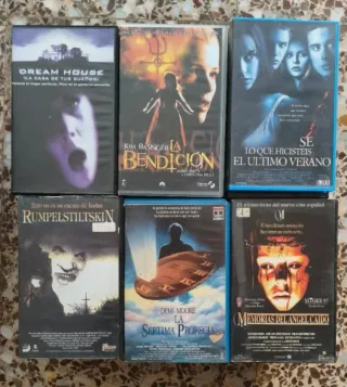 PELÍCULA VHS CAJA VIDEOCLUB HORROR SUSPENSE TERROR