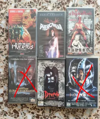 PELÍCULA VHS CAJA VIDEOCLUB HORROR SUSPENSE TERROR