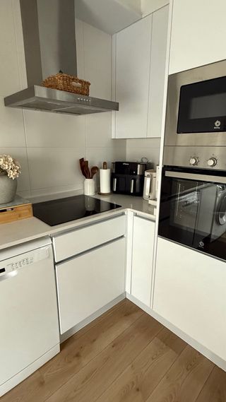 Muebles de cocina en blanco