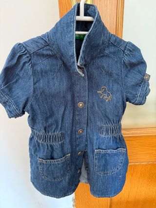 Vestido vaquero Benetton 18/24 meses