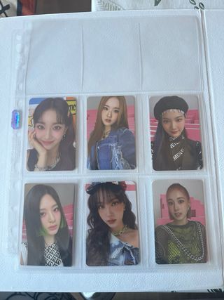Colección OT6 STAYC photocards álbum coreano