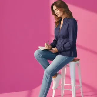 Camicia Compibel donna blu taglia M