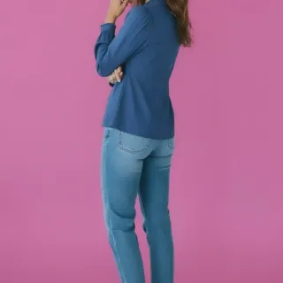 Camicia Compibel donna blu taglia M