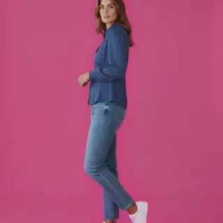 Camicia Compibel donna blu taglia M