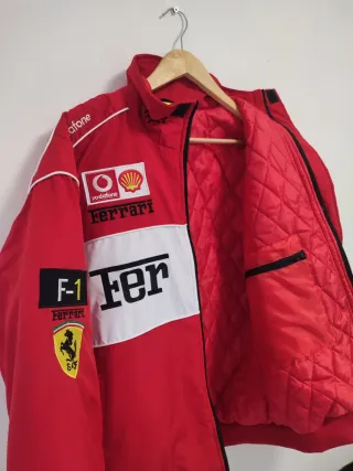Chaqueta Bomber Scuderia Ferrari F1 Vintage