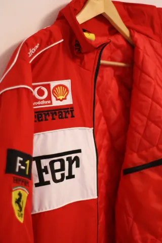 Chaqueta Bomber Scuderia Ferrari F1 Vintage