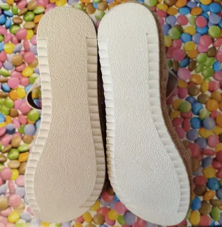 Sandalias nuevas para mujer crema, beige y marron