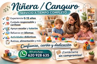OFREZCO SERVICIO DE CANGURO/NIÑERA
