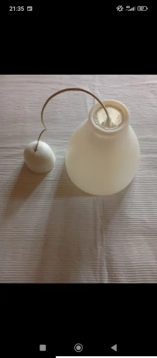 Candeeiro de teto em plástico