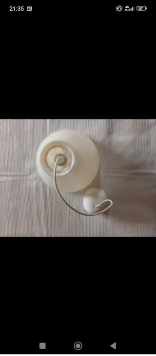 Candeeiro de teto em plástico