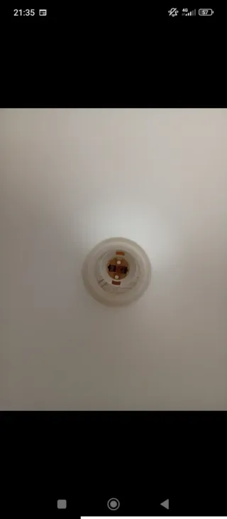 Candeeiro de teto em plástico