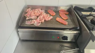 Plancha de cocina profesional