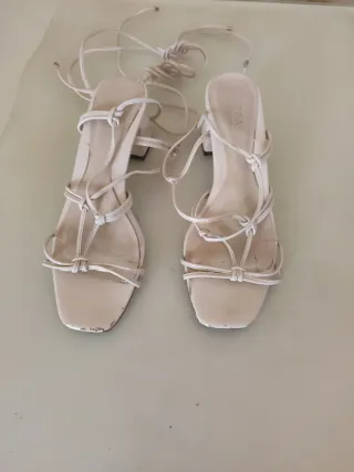 Sandalias sfera color Beige de Vestir Mujer.