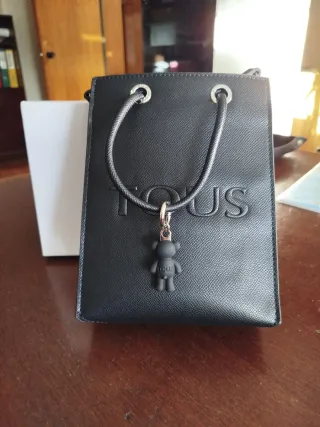 Bolso Tous Negro Oso. Modelo Brenda.