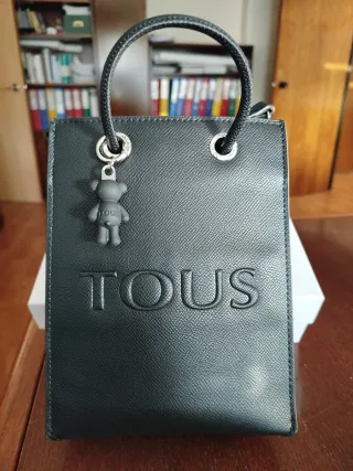 Bolso Tous Negro Oso. Modelo Brenda.