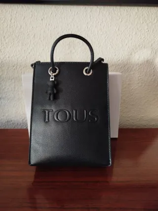 Bolso Tous Negro Oso. Modelo Brenda.