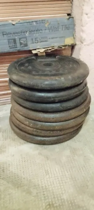 Pack de pesas y barras