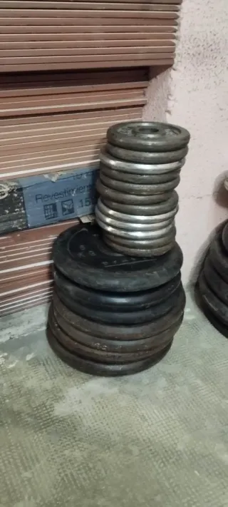 Pack de pesas y barras