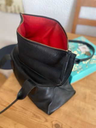 Bolso Piel Negro Cats El Corte Inglés