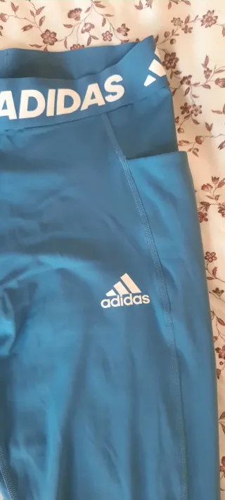 Mallas Adidas TechFit Mujer Azul