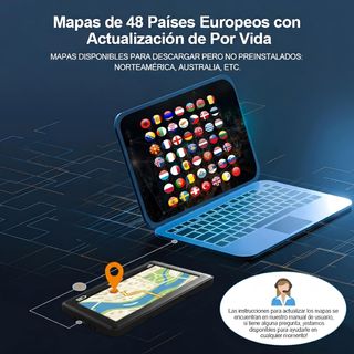 Navegador GPS 7 Coche/Camión Bluetooth