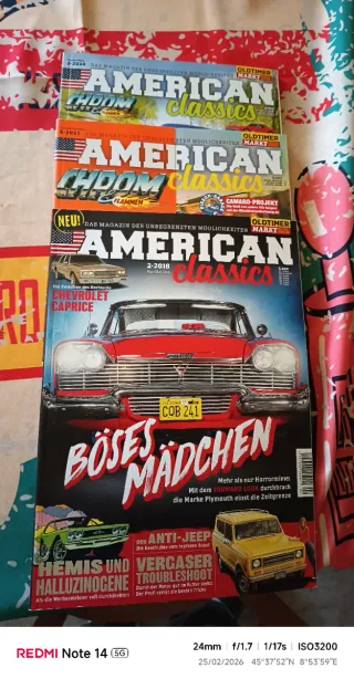 Lotto 3 riviste American Classics Tedesco