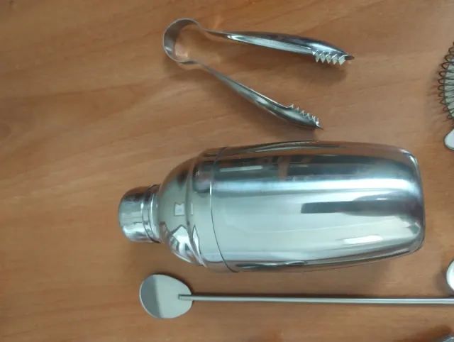Set Coctelera 6 Piezas Metal