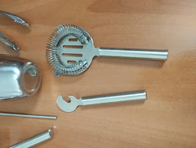 Set Coctelera 6 Piezas Metal