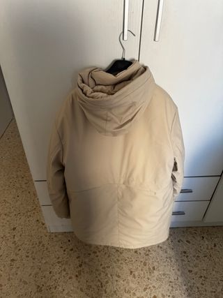 Abrigo Pull&Bear Beige Mujer Forro Polar chaqueton