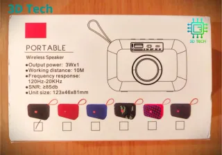 Cassa Bluetooth T&G TG506 Nera