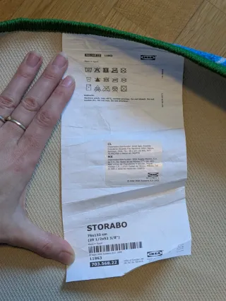 Alfombra infantil Storabo IKEA