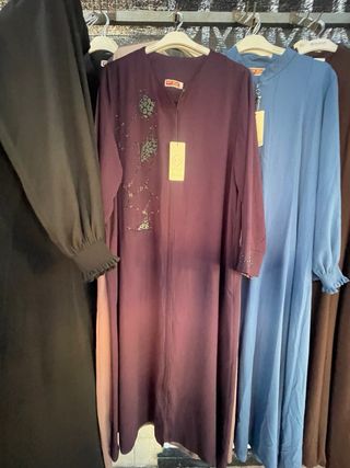 Vestido largo beige y marrón talla única