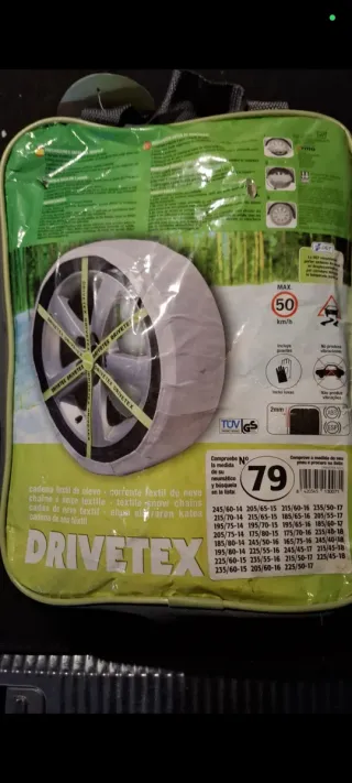 Fundas textiles para nieve DRIVETEX
