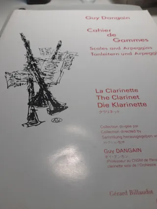 Libro de Clarinete Guy Dangain