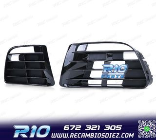 REJILLAS VOLKSWAGEN VW GOLF 6 08-12 LOOK R20 NEGRO BRILLO