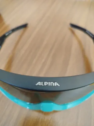 Gafas Deportivas Alpina Negras y Turquesa