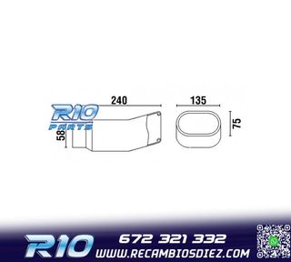 COLA ESCAPE DTM ACERO INOX