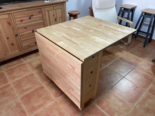 Mesa plegable IKEA madera