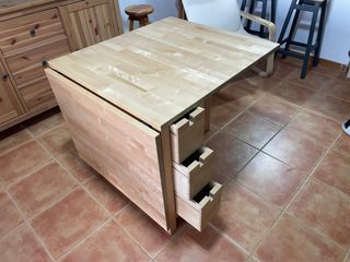 Mesa plegable IKEA madera