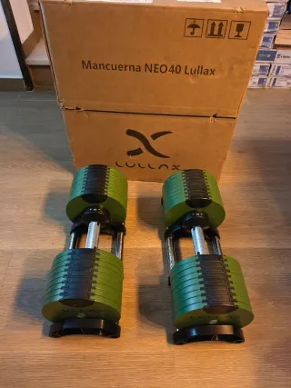 Mancuernas Lullax Neo 40 Ajustables